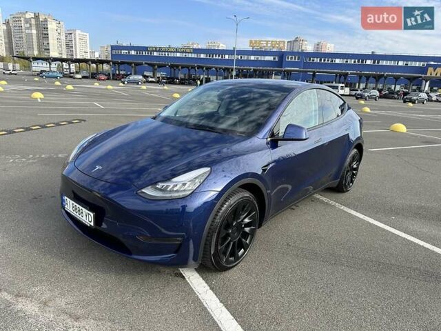 Синий Тесла Model Y, объемом двигателя 0 л и пробегом 15 тыс. км за 36000 $, фото 3 на Automoto.ua
