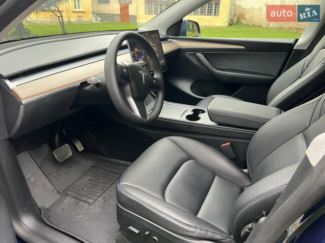 Синий Тесла Model Y, объемом двигателя 0 л и пробегом 37 тыс. км за 27270 $, фото 26 на Automoto.ua