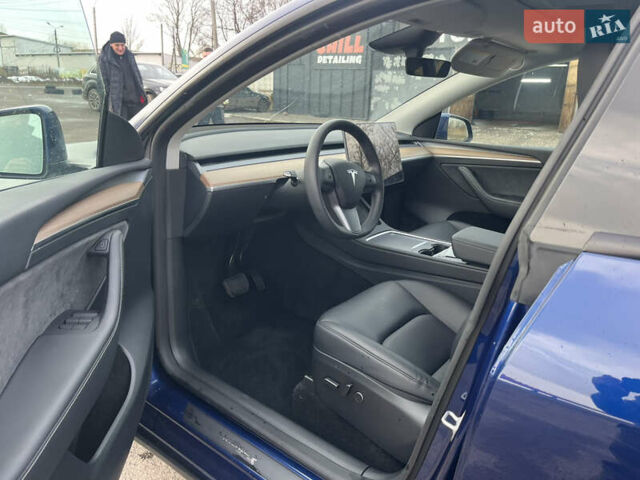Синий Тесла Model Y, объемом двигателя 0 л и пробегом 20 тыс. км за 32500 $, фото 9 на Automoto.ua
