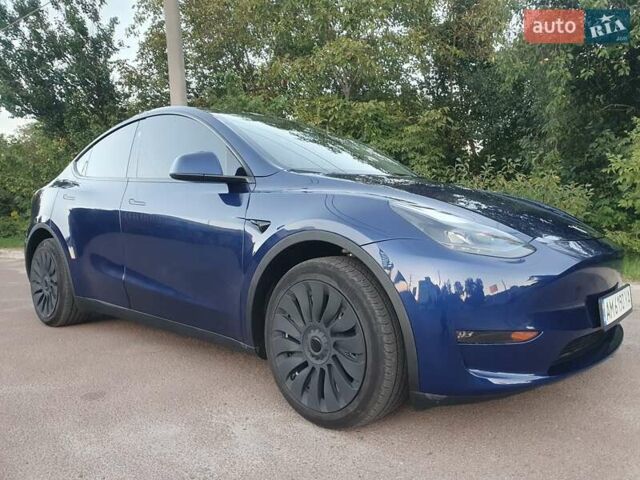 Синий Тесла Model Y, объемом двигателя 0 л и пробегом 31 тыс. км за 28000 $, фото 23 на Automoto.ua