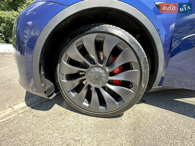 Синий Тесла Model Y, объемом двигателя 0 л и пробегом 15 тыс. км за 33000 $, фото 29 на Automoto.ua