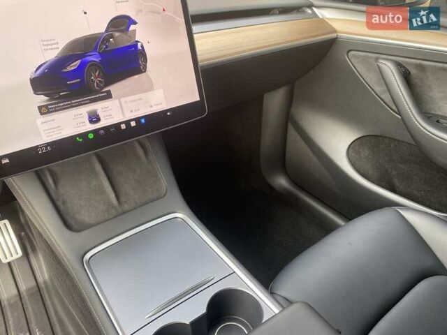 Синий Тесла Model Y, объемом двигателя 0 л и пробегом 24 тыс. км за 26900 $, фото 15 на Automoto.ua