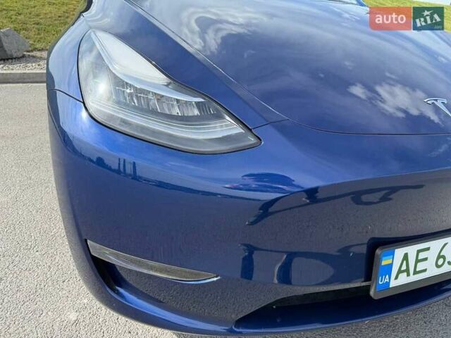 Синий Тесла Model Y, объемом двигателя 0 л и пробегом 40 тыс. км за 26999 $, фото 5 на Automoto.ua