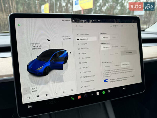 Синий Тесла Model Y, объемом двигателя 0 л и пробегом 18 тыс. км за 31200 $, фото 31 на Automoto.ua