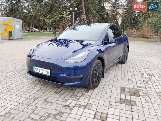 Синій Тесла Model Y, об'ємом двигуна 0 л та пробігом 54 тис. км за 30000 $, фото 1 на Automoto.ua