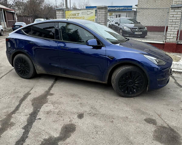 Синий Тесла Model Y, объемом двигателя 0 л и пробегом 14 тыс. км за 34000 $, фото 2 на Automoto.ua