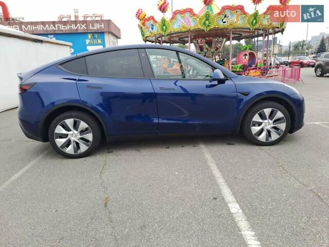 Синий Тесла Model Y, объемом двигателя 0 л и пробегом 34 тыс. км за 29150 $, фото 2 на Automoto.ua