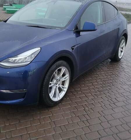 Синій Тесла Model Y, об'ємом двигуна 0 л та пробігом 48 тис. км за 32600 $, фото 3 на Automoto.ua