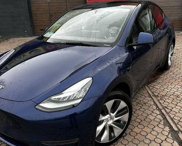 Синий Тесла Model Y, объемом двигателя 0 л и пробегом 59 тыс. км за 25500 $, фото 7 на Automoto.ua