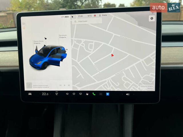 Синий Тесла Model Y, объемом двигателя 0 л и пробегом 32 тыс. км за 32800 $, фото 21 на Automoto.ua