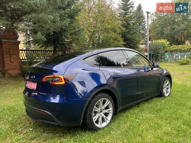 Синий Тесла Model Y, объемом двигателя 0 л и пробегом 37 тыс. км за 27270 $, фото 12 на Automoto.ua