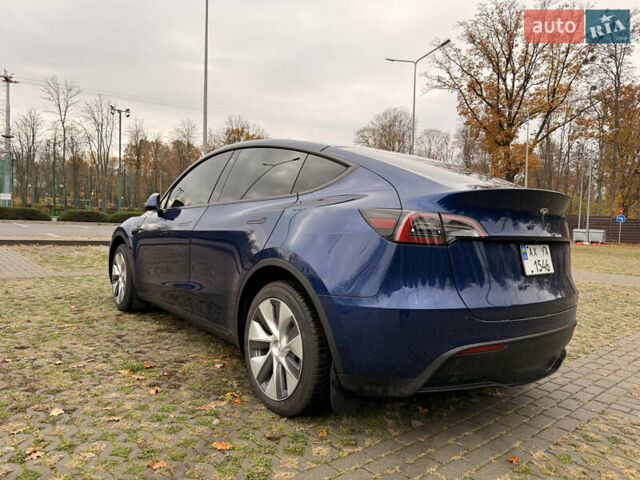 Синий Тесла Model Y, объемом двигателя 0 л и пробегом 46 тыс. км за 31900 $, фото 6 на Automoto.ua