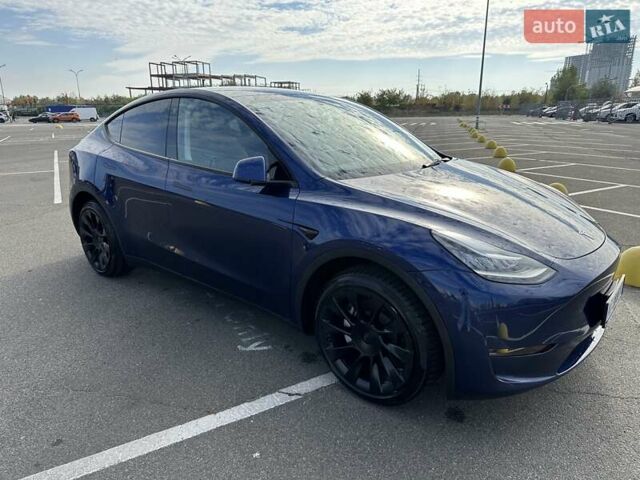 Синий Тесла Model Y, объемом двигателя 0 л и пробегом 15 тыс. км за 36000 $, фото 2 на Automoto.ua