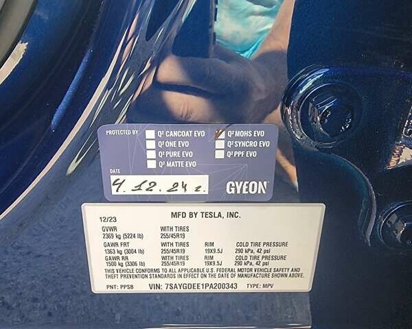 Синій Тесла Model Y, об'ємом двигуна 0 л та пробігом 19 тис. км за 27900 $, фото 7 на Automoto.ua