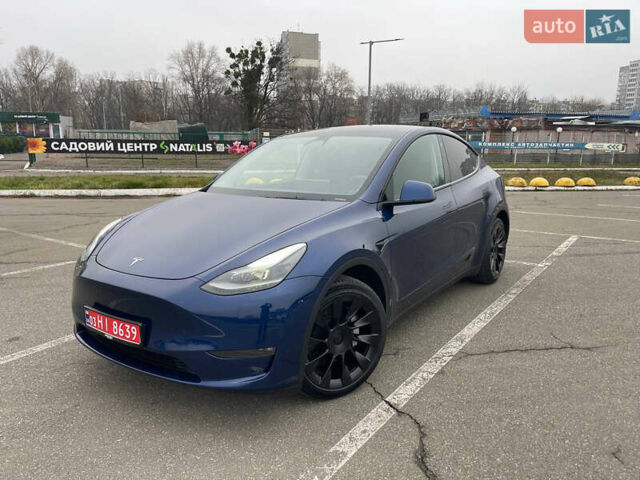 Синій Тесла Model Y, об'ємом двигуна 0 л та пробігом 35 тис. км за 34500 $, фото 1 на Automoto.ua