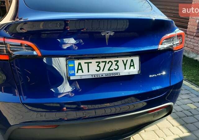 Синий Тесла Model Y, объемом двигателя 0 л и пробегом 12 тыс. км за 35000 $, фото 105 на Automoto.ua