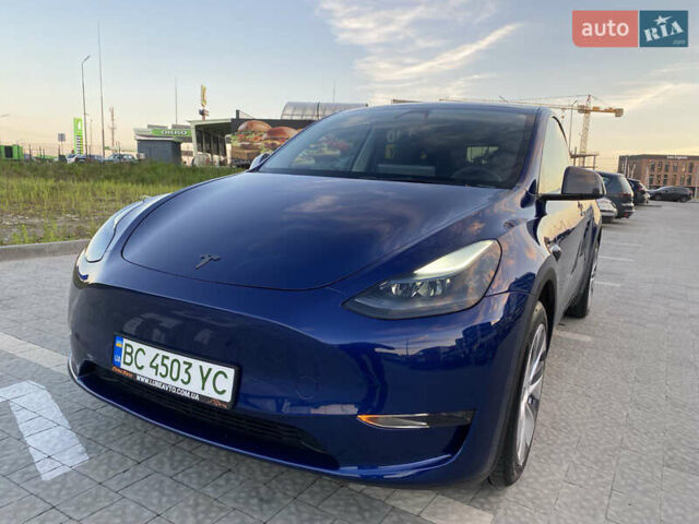 Синий Тесла Model Y, объемом двигателя 0 л и пробегом 15 тыс. км за 28200 $, фото 7 на Automoto.ua