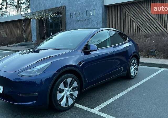 Синий Тесла Model Y, объемом двигателя 0 л и пробегом 35 тыс. км за 29000 $, фото 15 на Automoto.ua