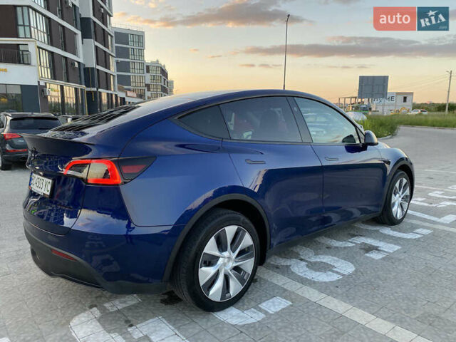 Синий Тесла Model Y, объемом двигателя 0 л и пробегом 15 тыс. км за 28200 $, фото 12 на Automoto.ua