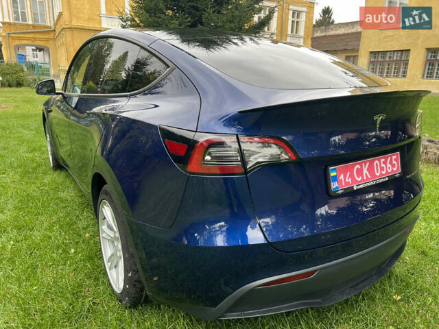 Синий Тесла Model Y, объемом двигателя 0 л и пробегом 37 тыс. км за 27270 $, фото 36 на Automoto.ua