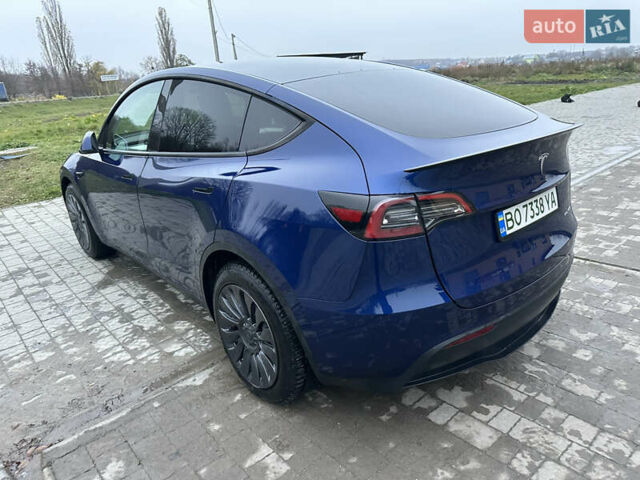 Синий Тесла Model Y, объемом двигателя 0 л и пробегом 47 тыс. км за 32000 $, фото 4 на Automoto.ua