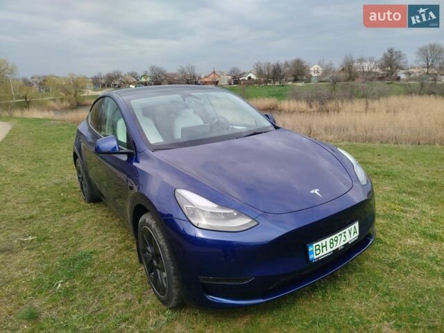 Синий Тесла Model Y, объемом двигателя 0 л и пробегом 23 тыс. км за 30000 $, фото 4 на Automoto.ua