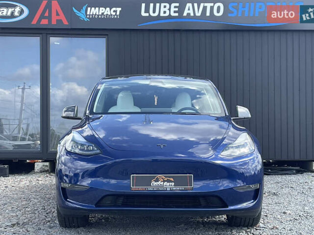 Синий Тесла Model Y, объемом двигателя 0 л и пробегом 6 тыс. км за 31900 $, фото 2 на Automoto.ua