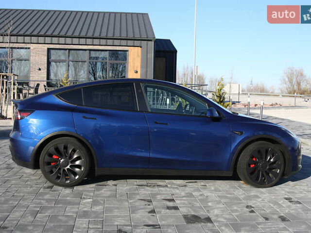 Синий Тесла Model Y, объемом двигателя 0 л и пробегом 19 тыс. км за 33900 $, фото 7 на Automoto.ua