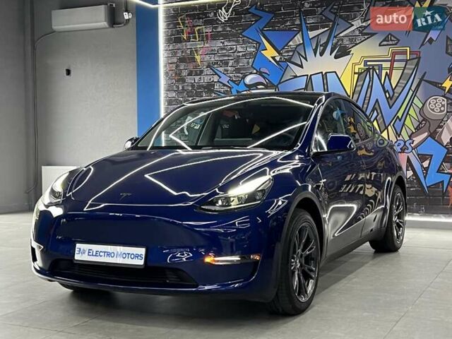 Синий Тесла Model Y, объемом двигателя 0 л и пробегом 8 тыс. км за 34199 $, фото 3 на Automoto.ua