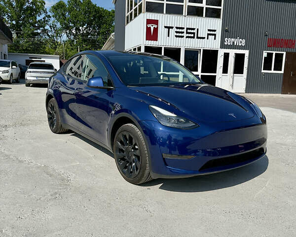 Синий Тесла Model Y, объемом двигателя 0 л и пробегом 1 тыс. км за 37500 $, фото 6 на Automoto.ua