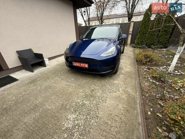 Синий Тесла Model Y, объемом двигателя 0 л и пробегом 9 тыс. км за 26900 $, фото 4 на Automoto.ua