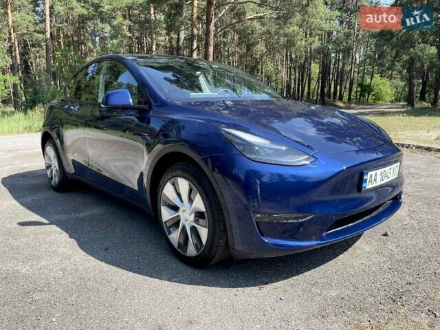 Синий Тесла Model Y, объемом двигателя 0 л и пробегом 24 тыс. км за 38800 $, фото 12 на Automoto.ua