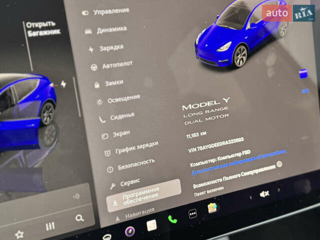 Синій Тесла Model Y, об'ємом двигуна 0 л та пробігом 11 тис. км за 32000 $, фото 9 на Automoto.ua