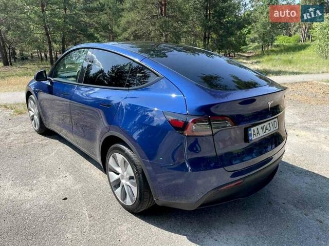 Синий Тесла Model Y, объемом двигателя 0 л и пробегом 24 тыс. км за 38800 $, фото 6 на Automoto.ua