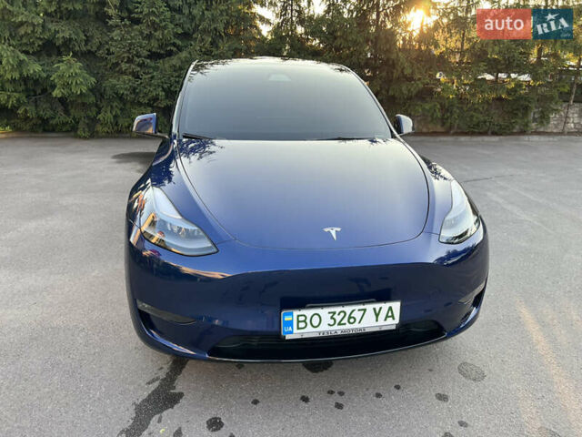 Синий Тесла Model Y, объемом двигателя 0 л и пробегом 13 тыс. км за 29500 $, фото 3 на Automoto.ua