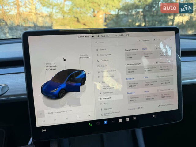 Синій Тесла Model Y, об'ємом двигуна 0 л та пробігом 1 тис. км за 34500 $, фото 33 на Automoto.ua