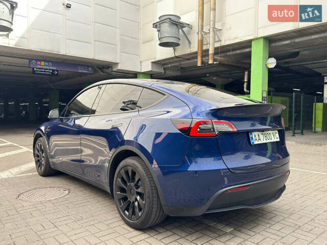 Синий Тесла Model Y, объемом двигателя 0 л и пробегом 1 тыс. км за 34000 $, фото 2 на Automoto.ua