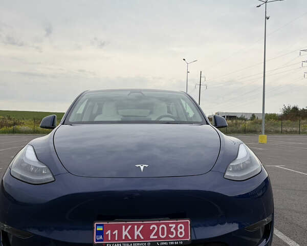Синий Тесла Model Y, объемом двигателя 0 л и пробегом 7 тыс. км за 34900 $, фото 2 на Automoto.ua