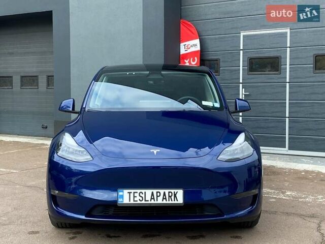 Синий Тесла Model Y, объемом двигателя 0 л и пробегом 16 тыс. км за 36999 $, фото 2 на Automoto.ua