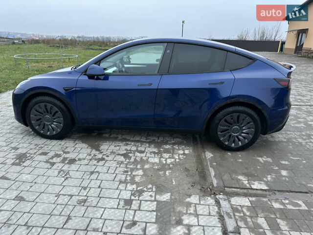 Синий Тесла Model Y, объемом двигателя 0 л и пробегом 47 тыс. км за 32000 $, фото 5 на Automoto.ua