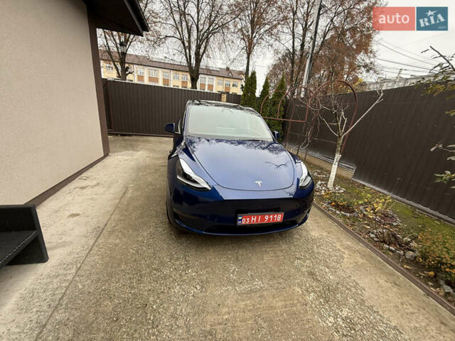 Синий Тесла Model Y, объемом двигателя 0 л и пробегом 9 тыс. км за 26900 $, фото 3 на Automoto.ua