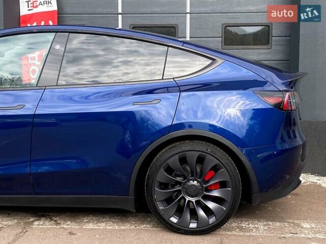 Синий Тесла Model Y, объемом двигателя 0 л и пробегом 16 тыс. км за 36999 $, фото 6 на Automoto.ua