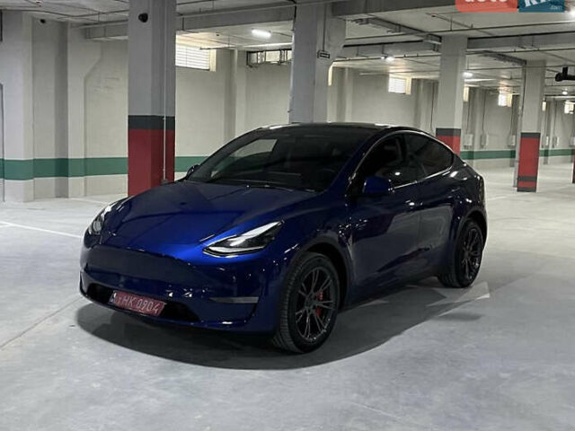 Синій Тесла Model Y, об'ємом двигуна 0 л та пробігом 30 тис. км за 29800 $, фото 1 на Automoto.ua