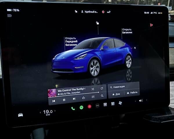 Синий Тесла Model Y, объемом двигателя 0 л и пробегом 9 тыс. км за 48800 $, фото 19 на Automoto.ua