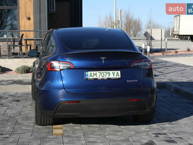 Синий Тесла Model Y, объемом двигателя 0 л и пробегом 19 тыс. км за 33900 $, фото 4 на Automoto.ua