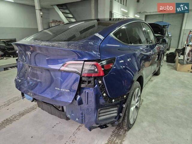 Синий Тесла Model Y, объемом двигателя 0 л и пробегом 44 тыс. км за 25000 $, фото 7 на Automoto.ua