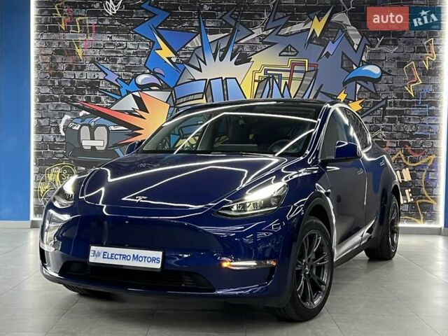 Синий Тесла Model Y, объемом двигателя 0 л и пробегом 8 тыс. км за 34199 $, фото 1 на Automoto.ua