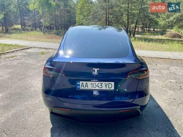 Синий Тесла Model Y, объемом двигателя 0 л и пробегом 24 тыс. км за 38800 $, фото 8 на Automoto.ua