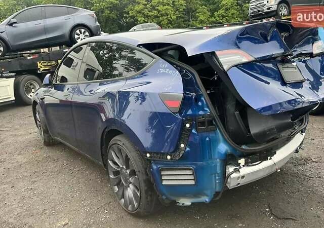 Синий Тесла Model Y, объемом двигателя 0 л и пробегом 5 тыс. км за 30500 $, фото 5 на Automoto.ua