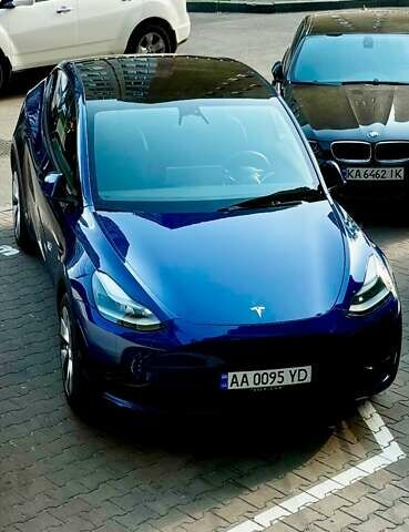Синий Тесла Model Y, объемом двигателя 0 л и пробегом 9 тыс. км за 48800 $, фото 5 на Automoto.ua